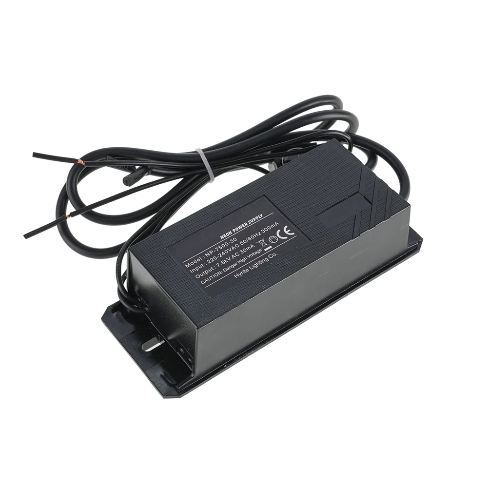 Electronic Neon Light Transformer 220V AC with Adapter 7 5KV 30mA Power Supply for Efficient Neon Power Delivery