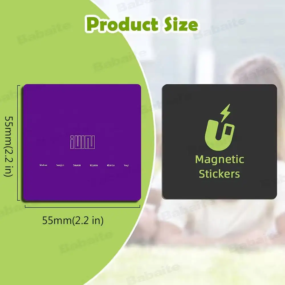 Kpop Group I-Idle Personalized Creative Classic Painting Magnets Fridge Photo Message Decorative
