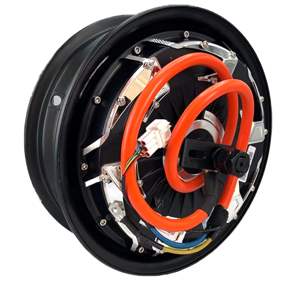 QS 12Inch 4-generation High Power 60-96V 1500 2000 3000W Brushless Power Saving Motor E-scooter Rear Wheel Disc Brake Hub Motor