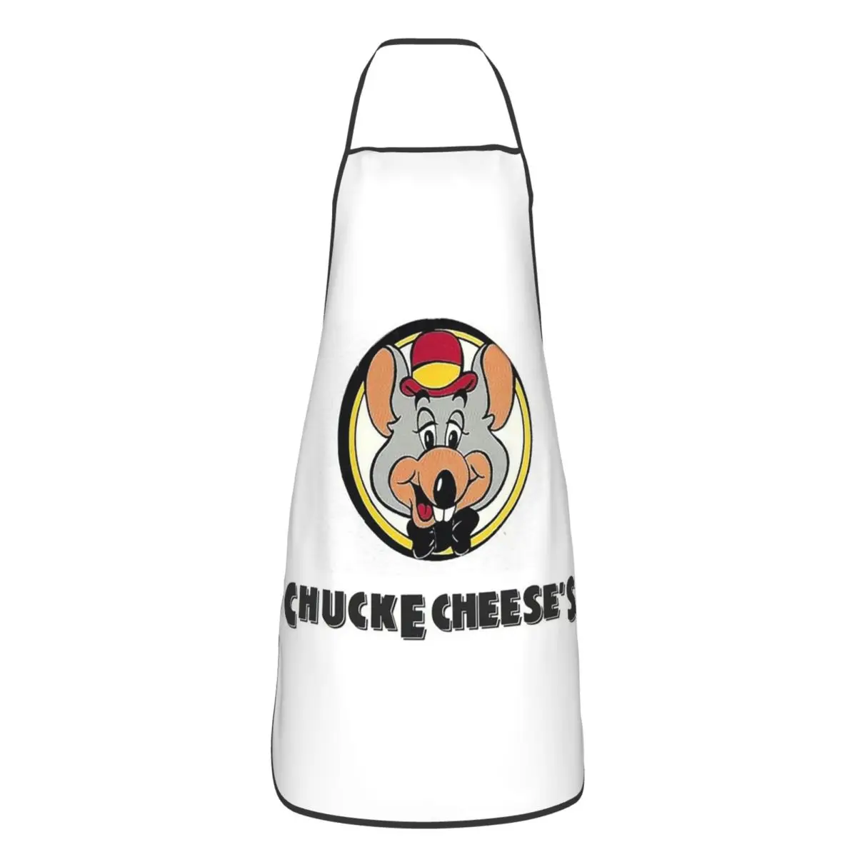 Chuck E Cheeses Pizza Time Theater Apron Chef Cooking Tablier Waterproof Bib Kitchen Cleaning Pinafore for Women Men Painting