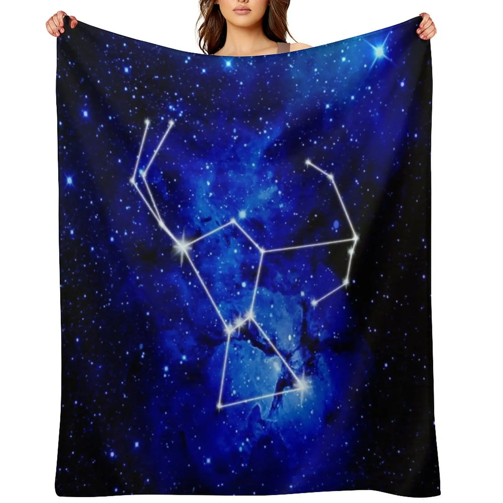 

Orion Constellation Star Map Throw Blanket Polar Hairy blankets and throws Personalized Gift Blankets