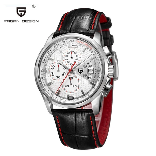 PAGANI DESIGN 2024 relojes de cuarzo para hombres marcas de lujo movimiento de moda relojes militares relojes de cuarzo de cuero reloj Masculino