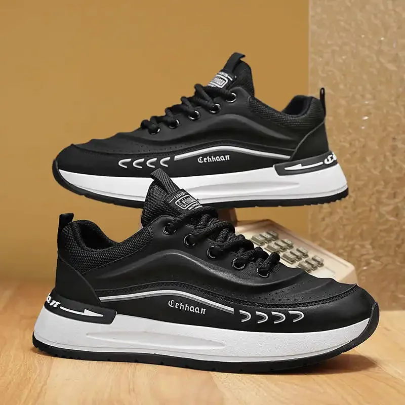 

Platforme Thick Sole Training And Exercises Hiking Man Shoes Green Men's Sneakers Sports Bity Shoos New Year's Idea