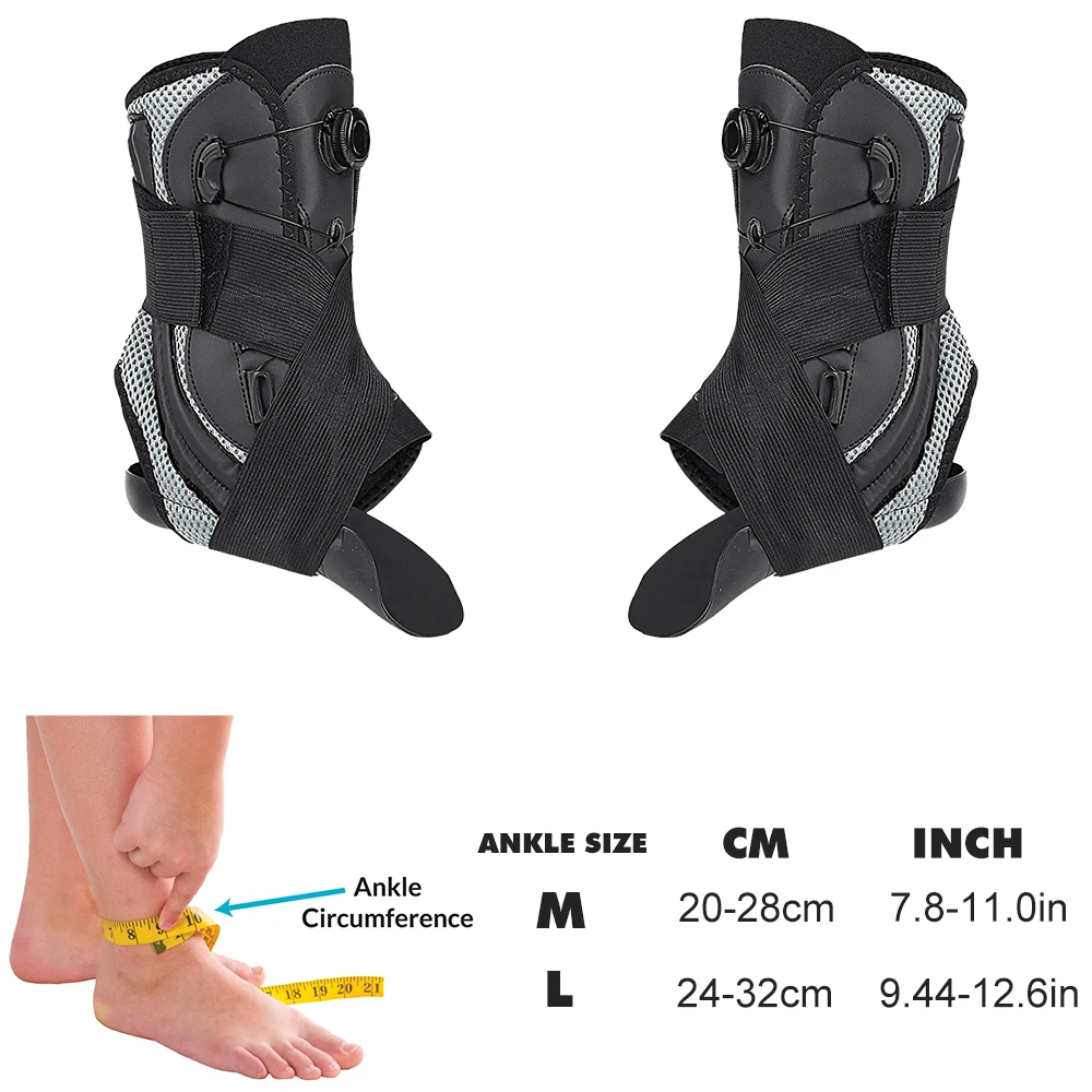 1pc Ankle Brace for Women Men, Ankle Support Brace for Injury Recovery, Sprain, Achilles, Ankle Stabilizer for Running, Hiking