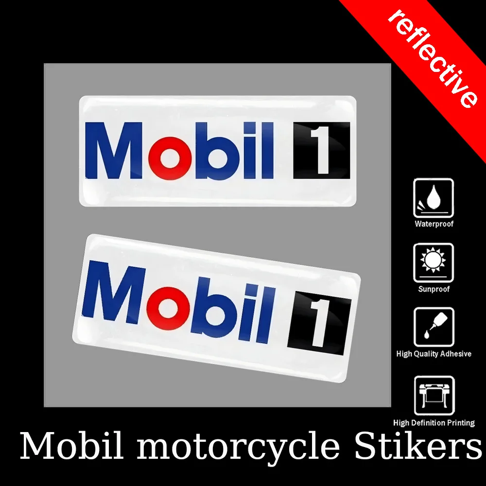 3D Reflektierende Aufkleber für Mobil Motorräder Fahrräder Helme Tank-Zubehör Sponsor-Sticker