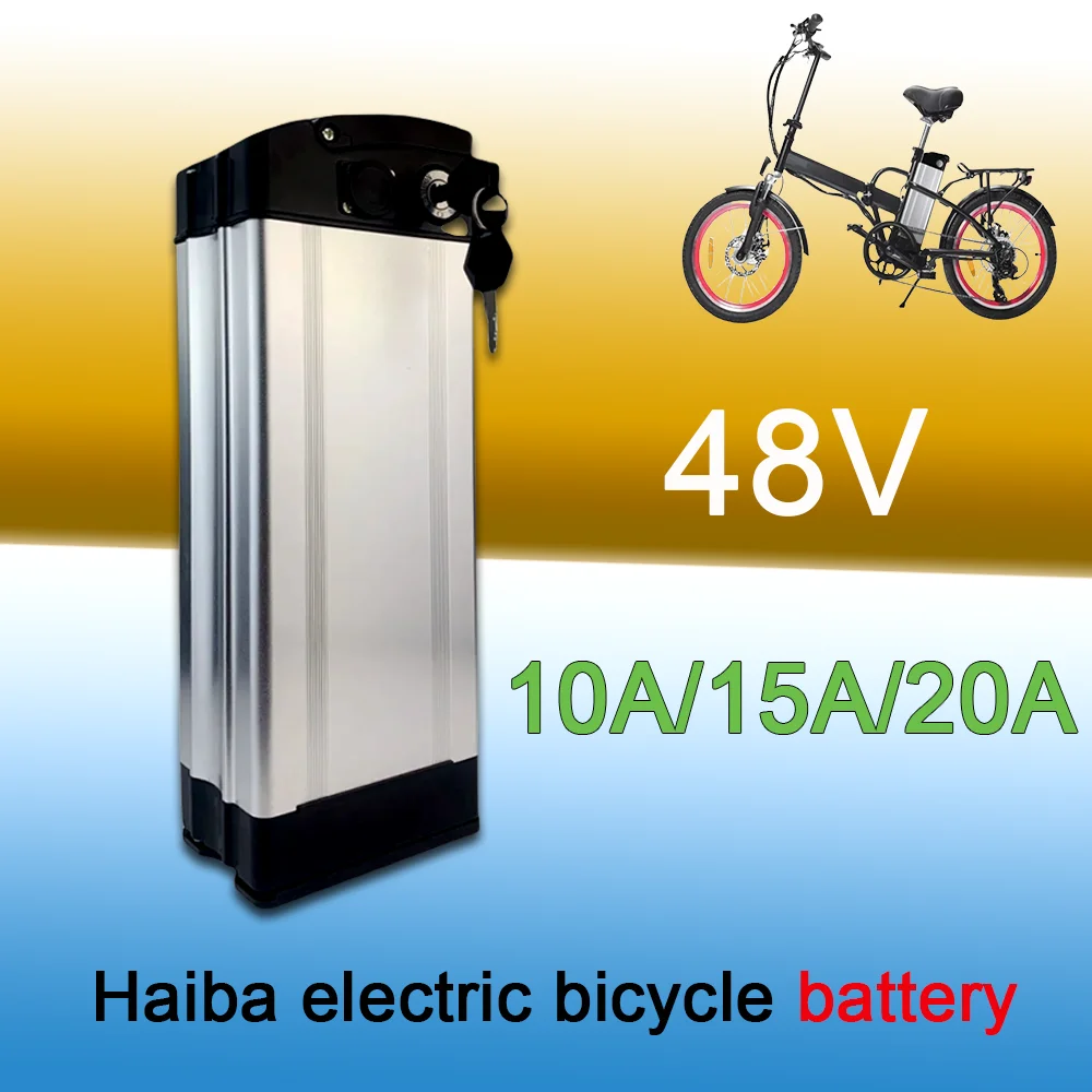 

For HaiBa 48V Ebike Battery Pack 10/15/20Ah Shengmilo MX20 Folding Fat Tire Snow Bike Electric Bicycle