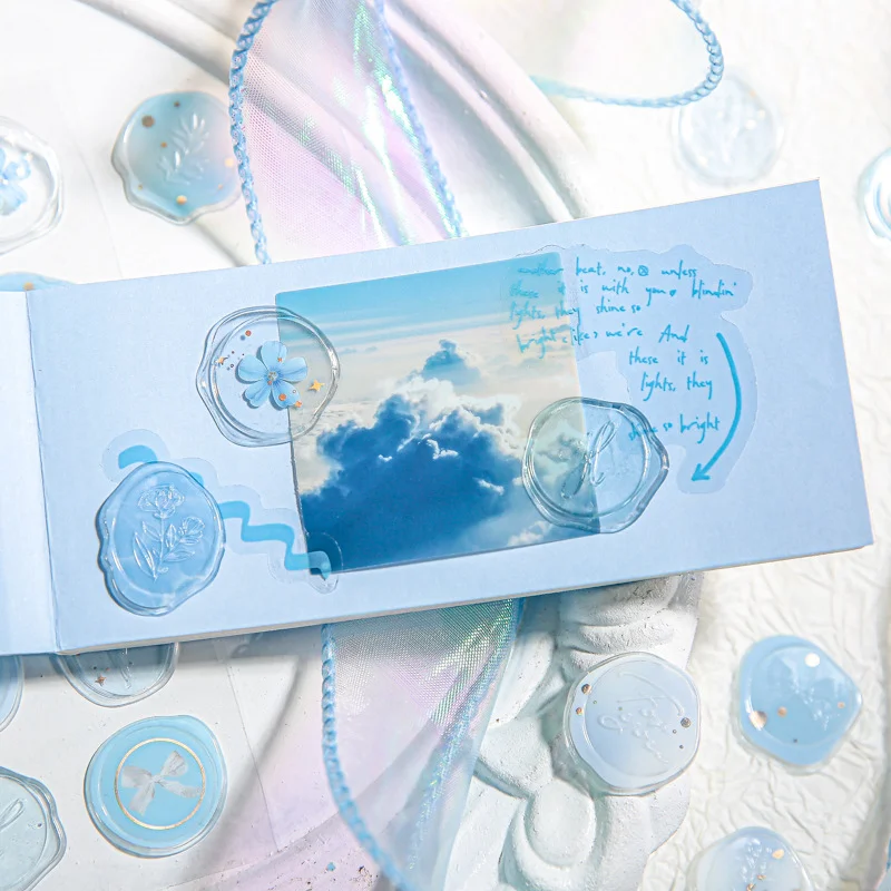 15pcs Vintage Wax Seal Stickers DIY Scrapbooking Journal Planner Decor Korean Ins Style Stationery Envelope Seals Stamping