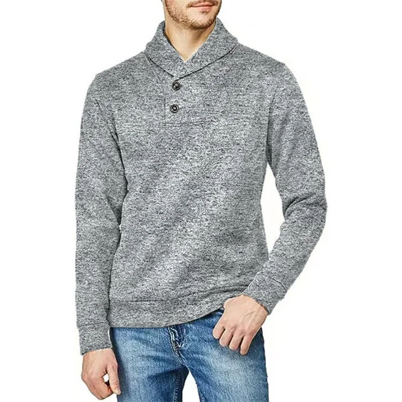 Hot Sale Solid Color Pullover Men V Neck Men Sweater Casual Long Sleeve Brand Mens Sweaters High Quality Wool Cashmere Sweaters