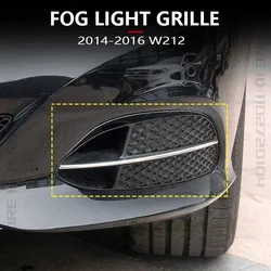 for 2014-2016 W212 Mercedes Benz E250 E350 E400 E550 Fog Light Grill Grille Cover 2128851922 2128852022 2128852921 2128853021