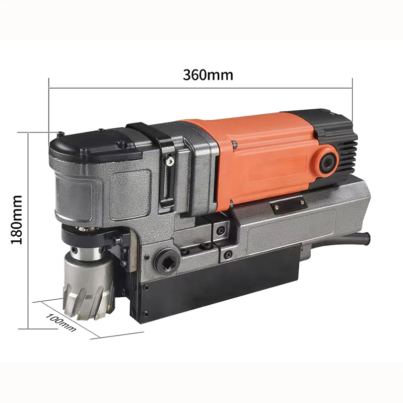 Professional XD2-W50 Horizontal Magnetic Drill 220v Electric Rock Drill Machine 6-speed Speed Regulation Electric Drill