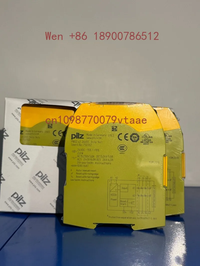 PILZ brand new original full range of safety relays, S series, X series, and PNOZ s11 751111  PNOZ mBo 772100 PNOZ e1p 774130
