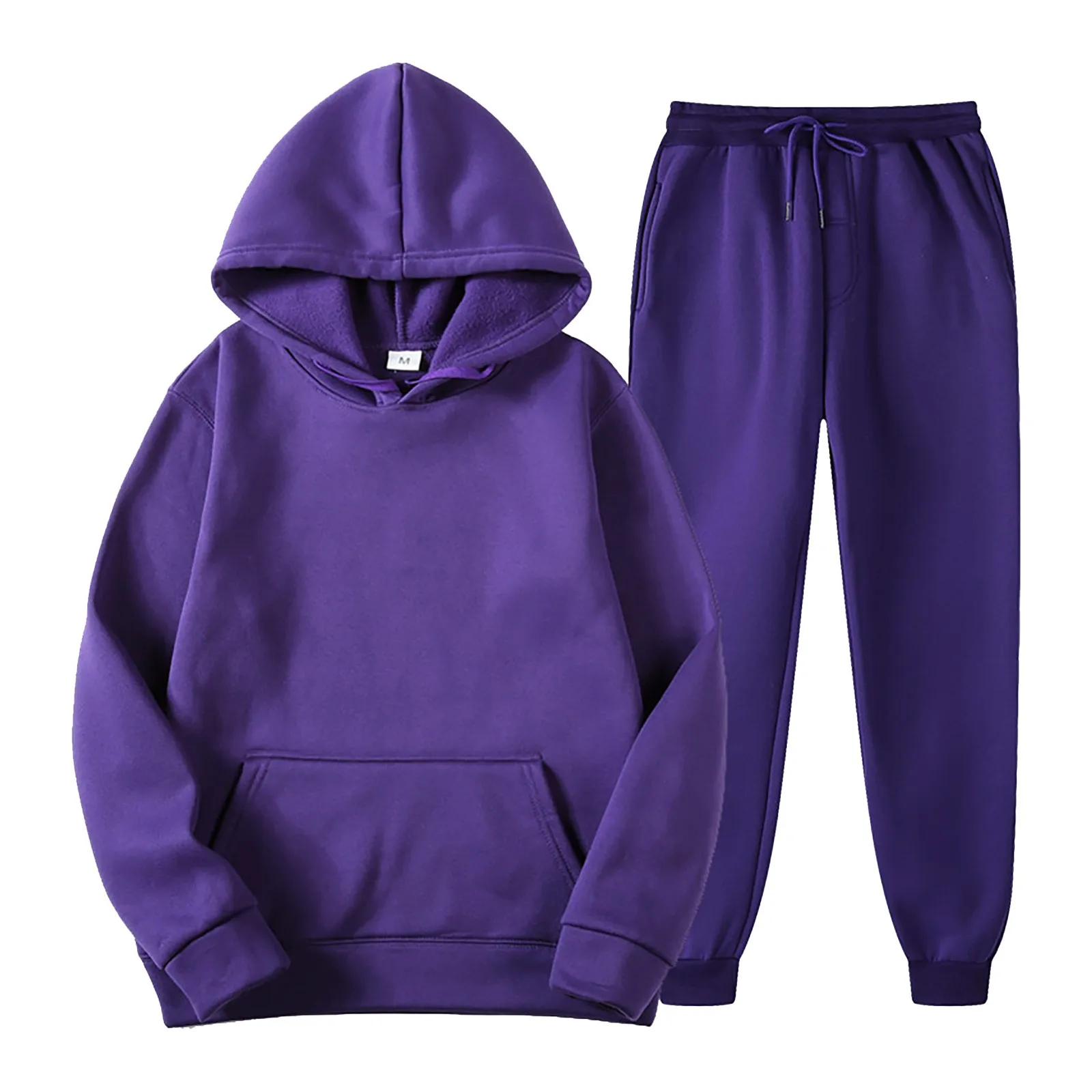 Women Men Hoodie Pants Suits Unisex Leisure Winter Casual Fashion Pullover Sweatshirts Sweatpants Jogger Hooded Sweatsuit