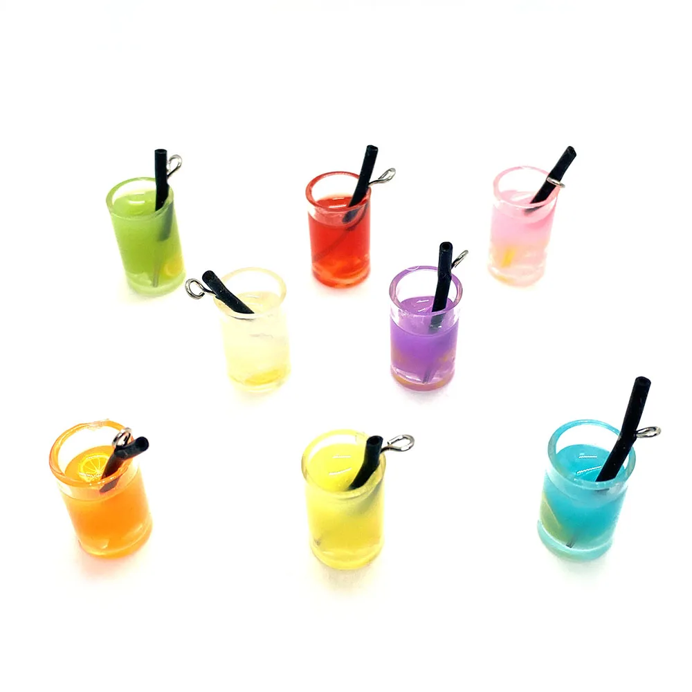 Mini botella de plexiglás de caramelo para mujer, colgante de plexiglás, joyería elegante, collar, colgante, pendientes, accesorios, 11x18mm, 20 piezas