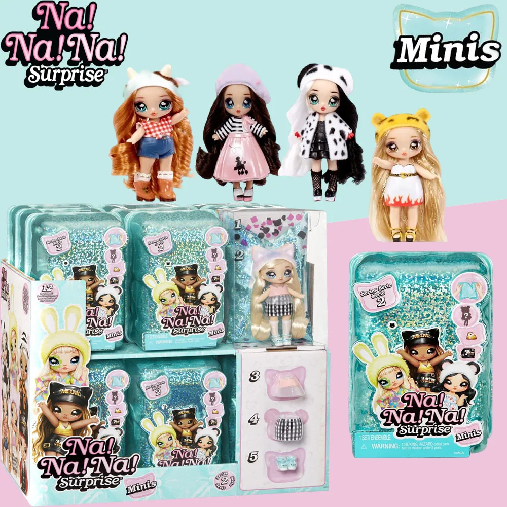 

Na Na Surprise Mini Fashion Doll 2- Mysterious Packaging With Colorful Confetti Toy Doll Clothing Surprise Blind Box