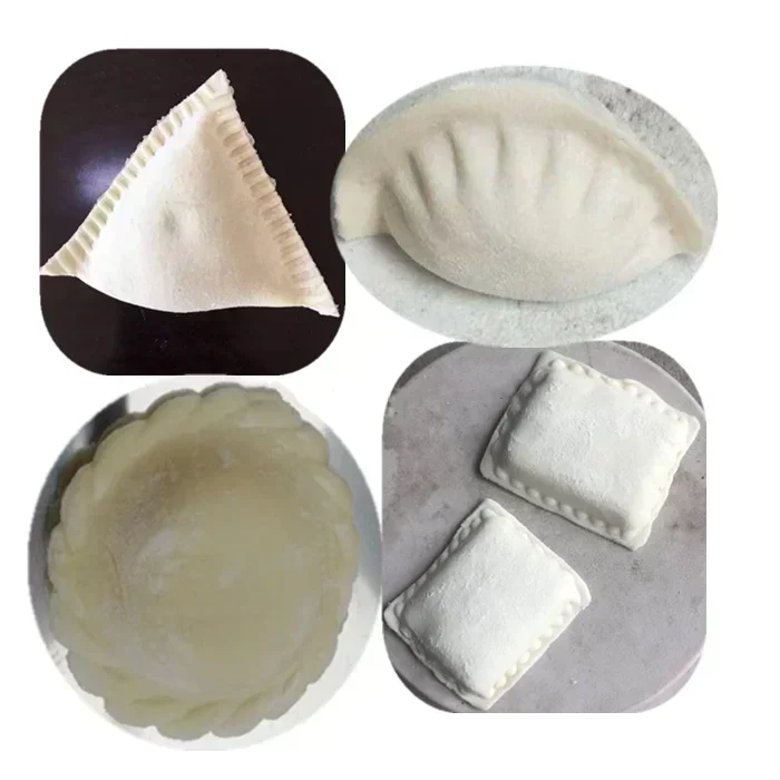 Automatic Samosa Making Machine Meat Pie Maker Dumpling Empanada Pastelito Big Ravioli Empanadas with Half-moon Mold Customized