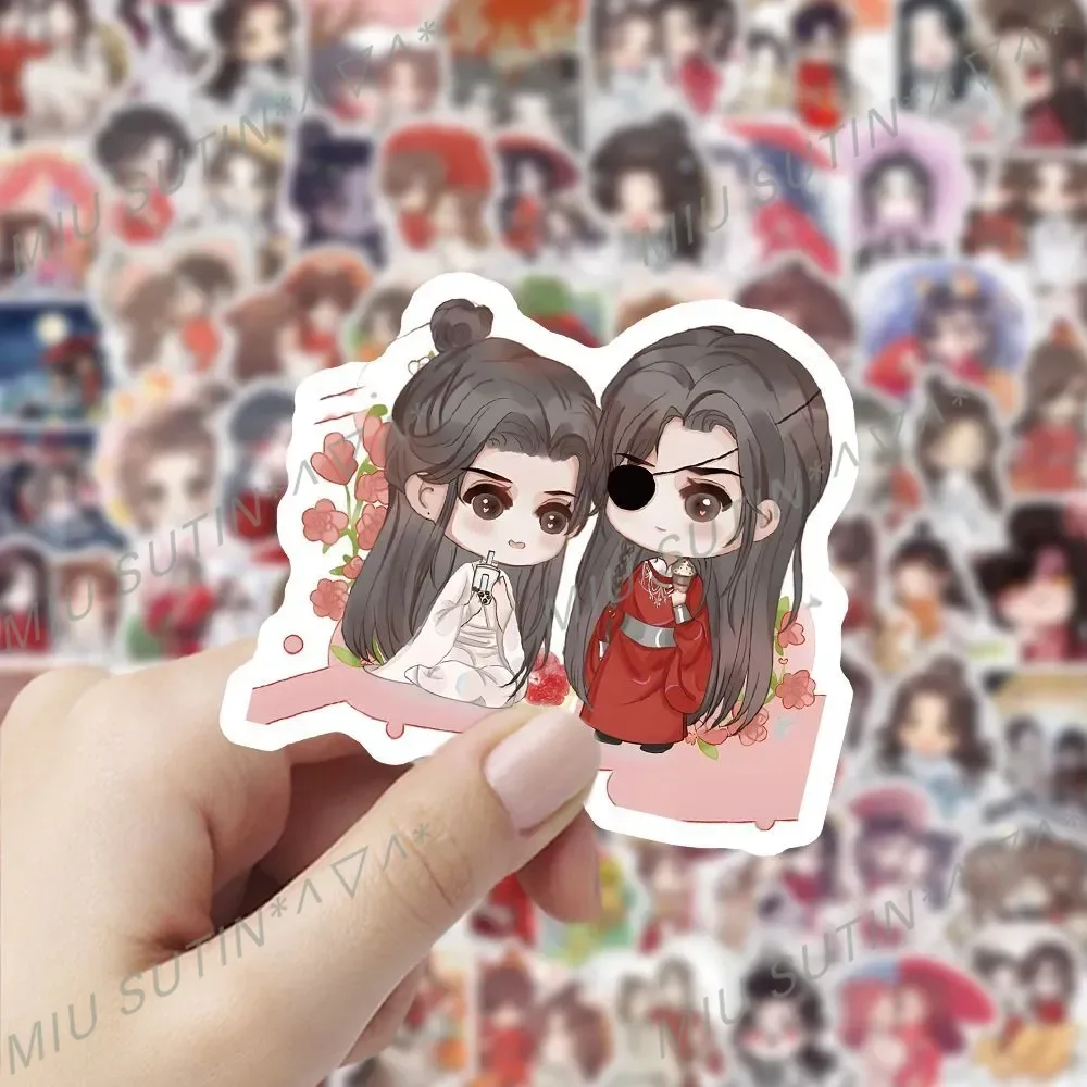 

99/198Pcs Tian Guan Ci Fu Sticker Heaven Official's Blessing for Laptop Flower City Xie Lian Suitcase Skateboard Refrigerator