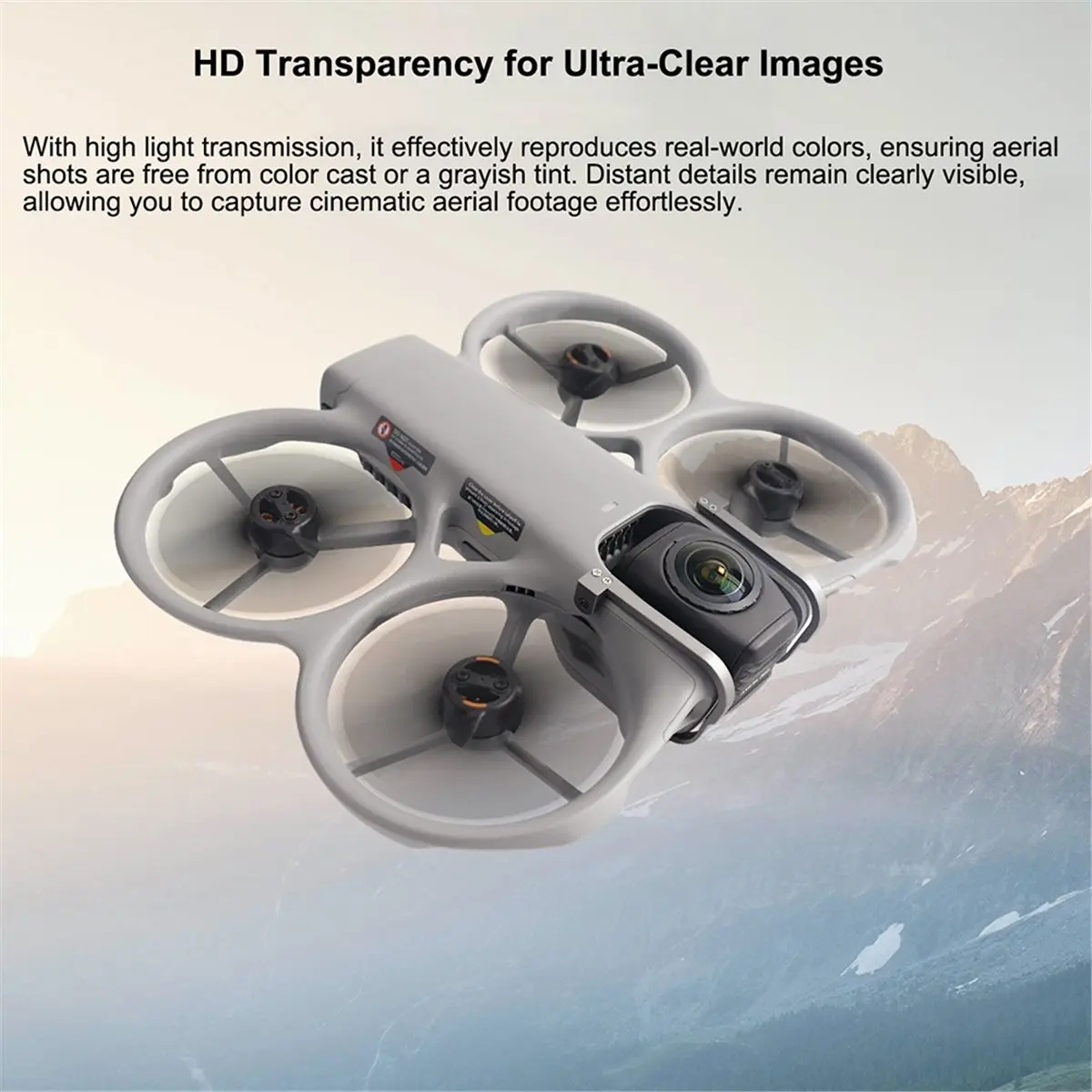 DT75BG High Clarity Replacement Lens for Avata360 Drone Restores True Aerial Image with Complete Installation Kit