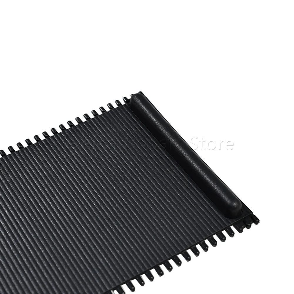 Für BMW 5er E39 1995-2003 Mittelkonsolen-Abdeckung Schiebe-Rollo-Abdeckung Schwarz Getränkehalter-Vorhang 51168159698 ﻿ – Detail 5