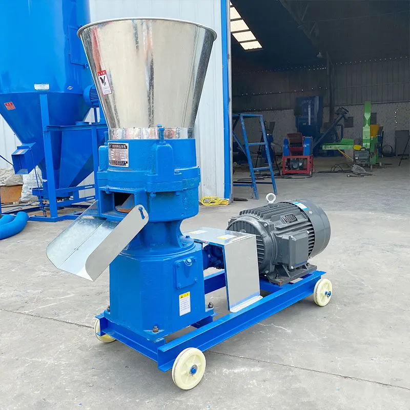Máquina Peletizadora de Alimento para Animales de Alta Producción, Capacidad de 150 kg/h, Tamaños de Pellets Personalizables, Multivoltaje (110V-380V)