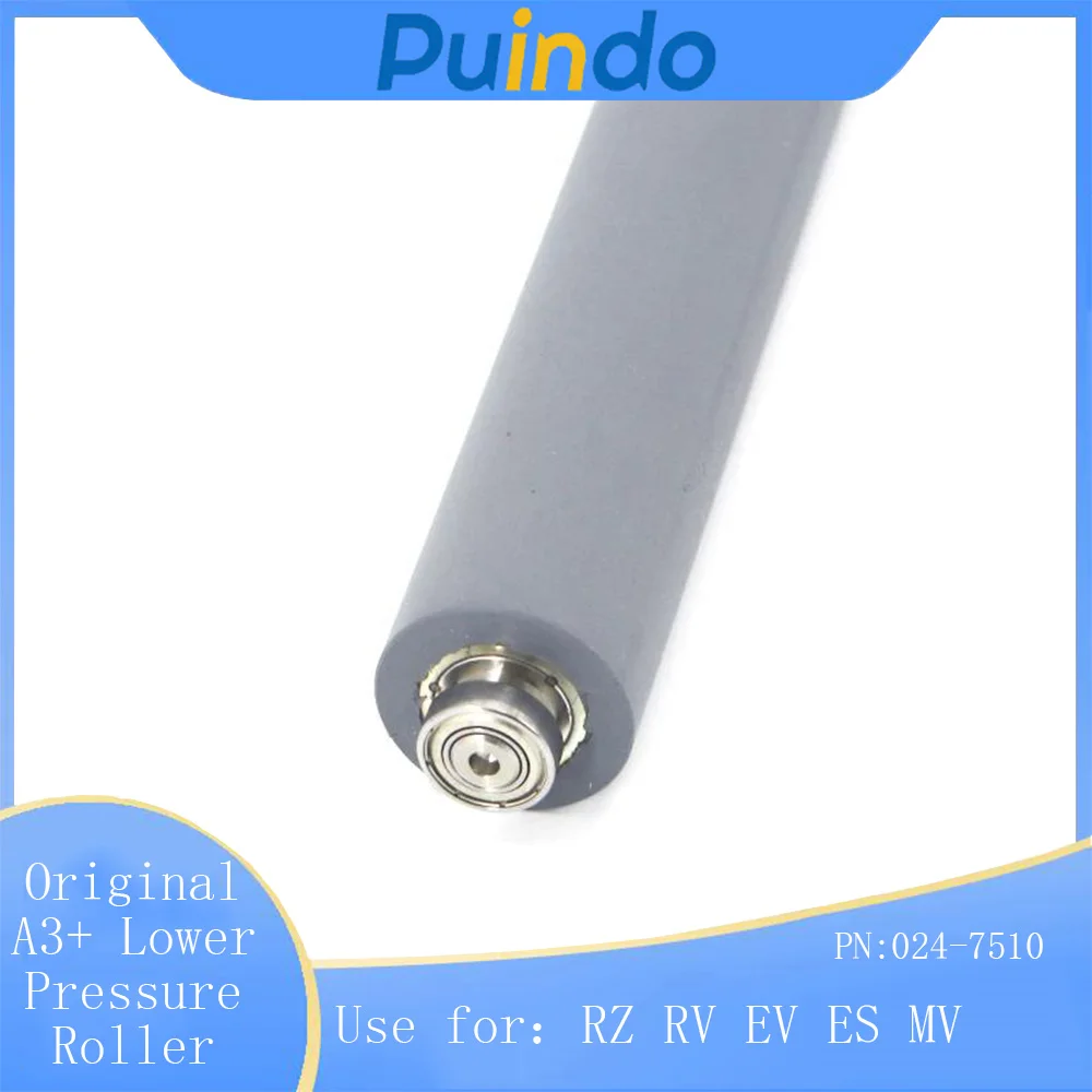 024-75104 Original A3+ Lower Pressure Roller for Riso RZ RV EV ES MV Pressure Roller