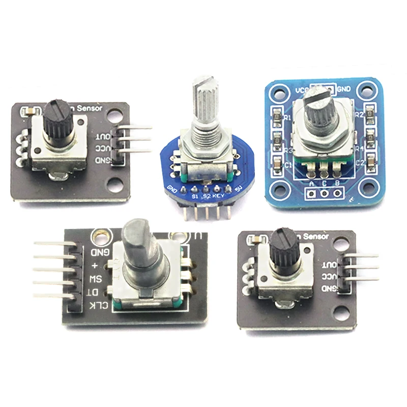 Rotary Encoder Module 360 Degree Encoding Module Potentiometer Digital Pulse Output Digital Rotary Encoder