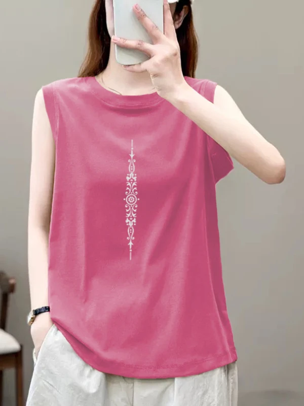 Camiseta holgada de algodón puro redonda Ne Svel para mujer, Top informal versátil, novedad de verano, versión coreana Sle