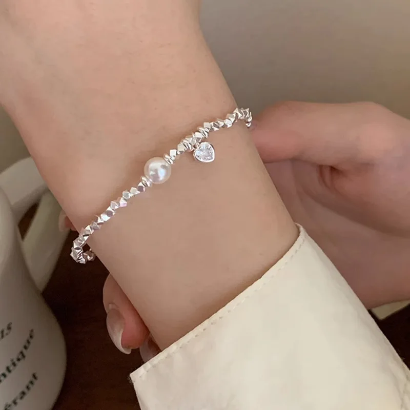 

Женский браслет из серебра 925 пробы, с жемчугом