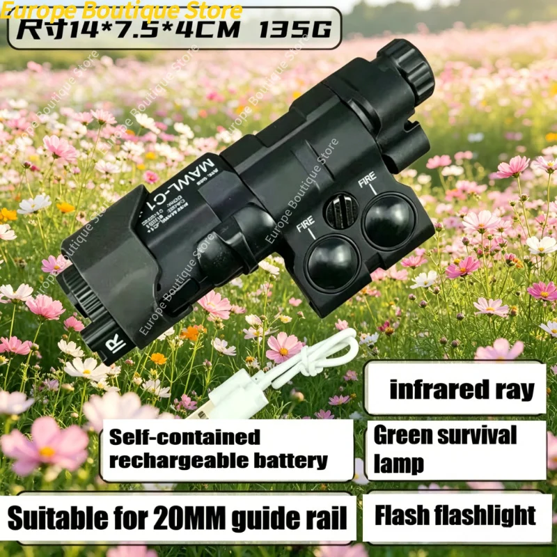 Toy Game Accessories Nylon Metal Tactical Red Light Module Fits 20mm 22mm Rail For Outdoor