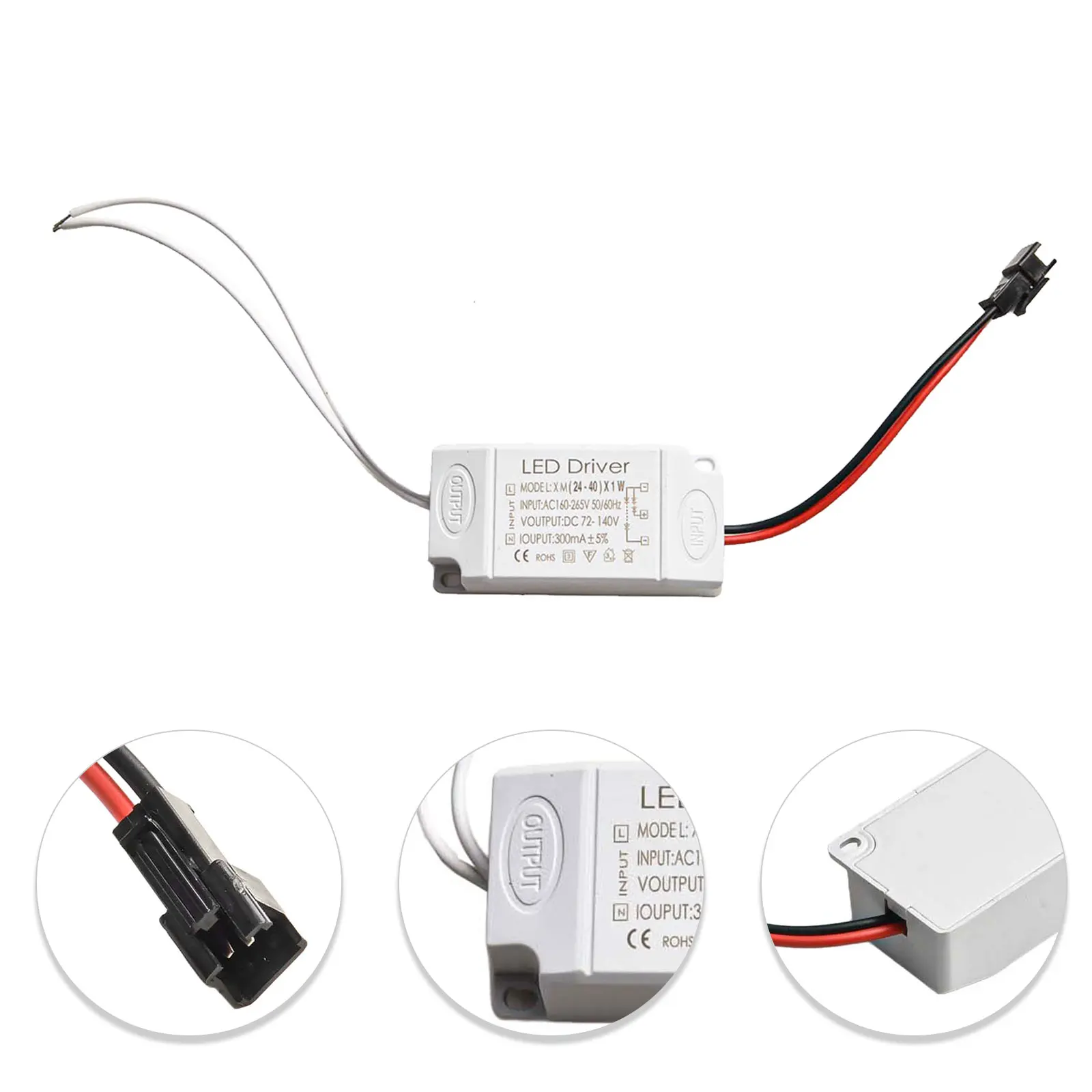 Constant Voltage for Power Drive Power Switch DC 30-90V DC 80-120V Driver Power Supply for Ceiling Light Brand New