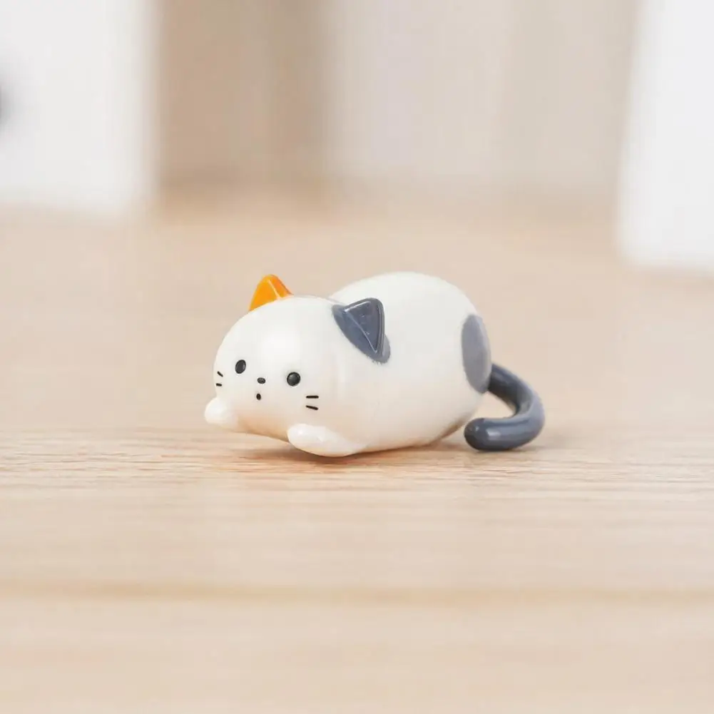 Mini Cat Toy 3pcs Wind-up Rolling Cat Toys Clockwork Figures Stress Relief Kitten Desk Decorations for Kids Adults Wind-up Cat
