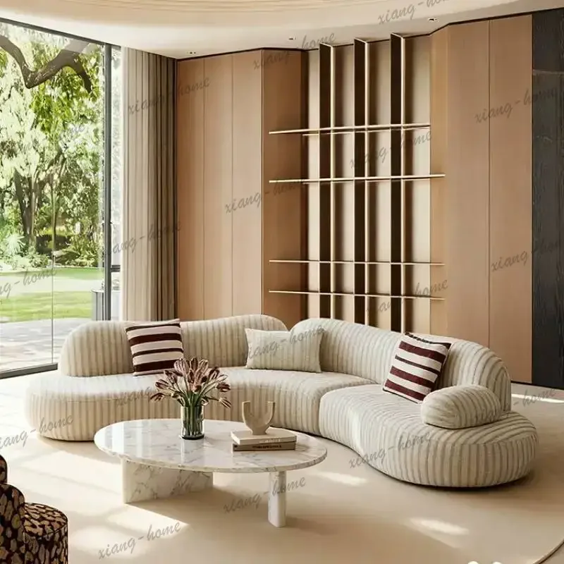 Office Linen Minimalist Sofas Italian Designer Chaise Lounge Living Room Sofas Sleeper Floor Banken Woonkamer Lounges Furniture