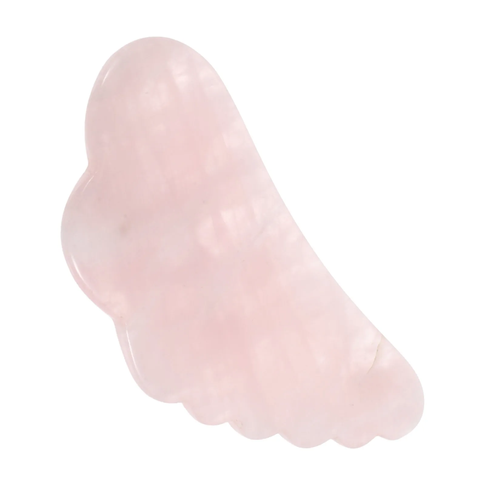 لوح غوا شا للوجه من الكريستال الوردي ناعم للوجه والرقبة والعين وعلاج تدليك العين أداة كشط محمولة ملحقات العناية بالجمال