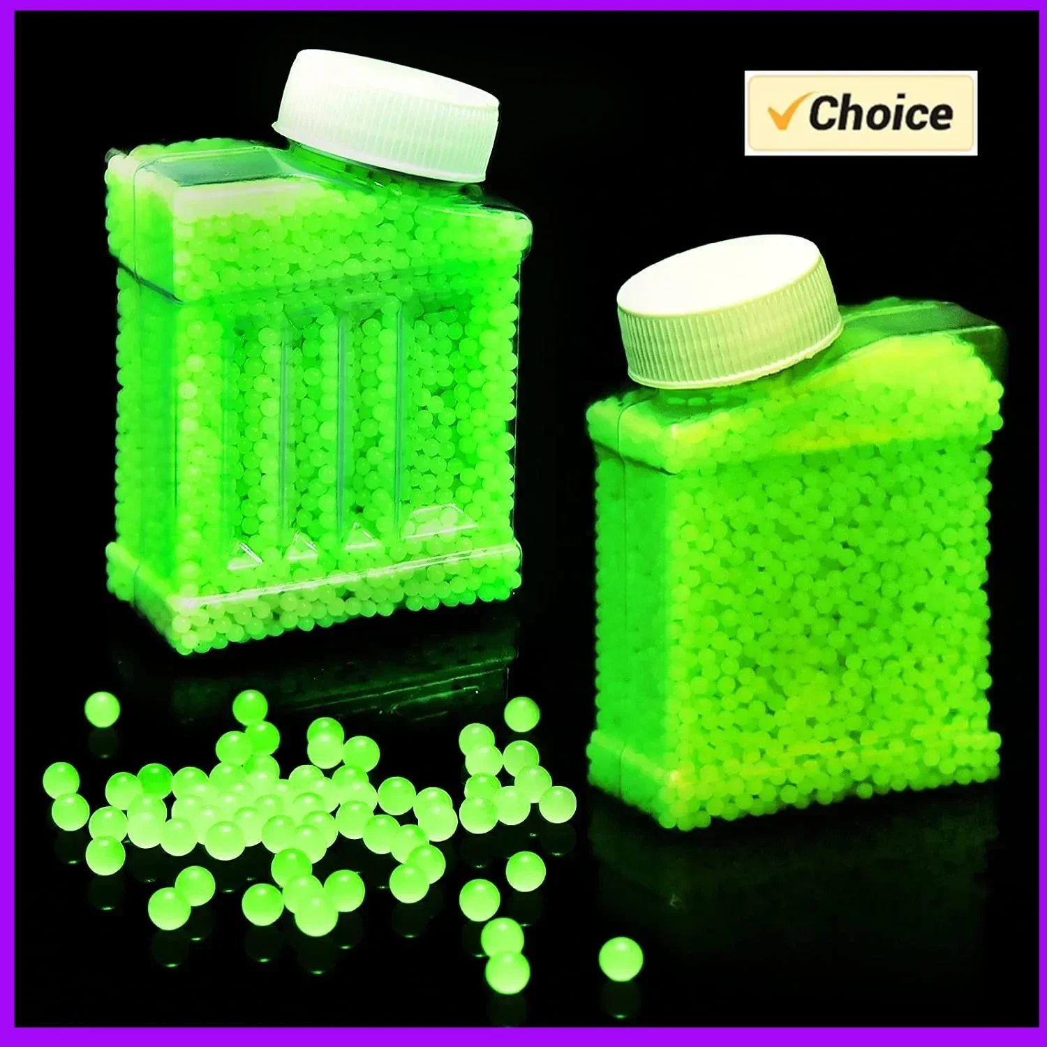 S7000pcs perles d'eau Noctilucentes magique cristal sol boue enfants jouet pour enfants fleurs en croissance boules d'hydrogel d'eau décor à la maison