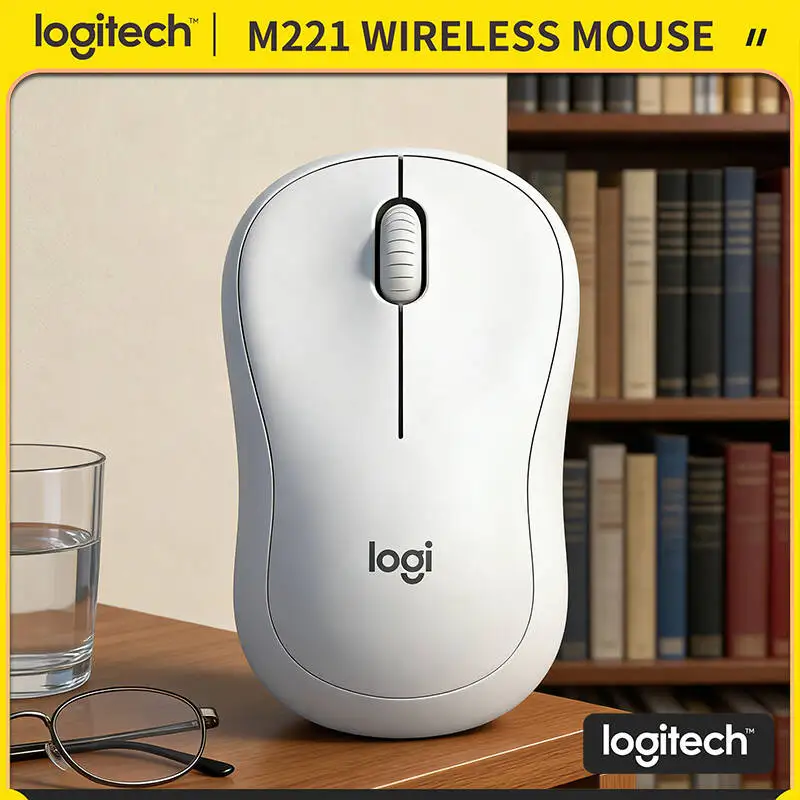 

Беспроводная эргономичная мышь Logitech M221 — легкая (75 г), 18 месяцев автономной работы, бесшумные нажатия, идеально подходит для офиса, дома и учебы