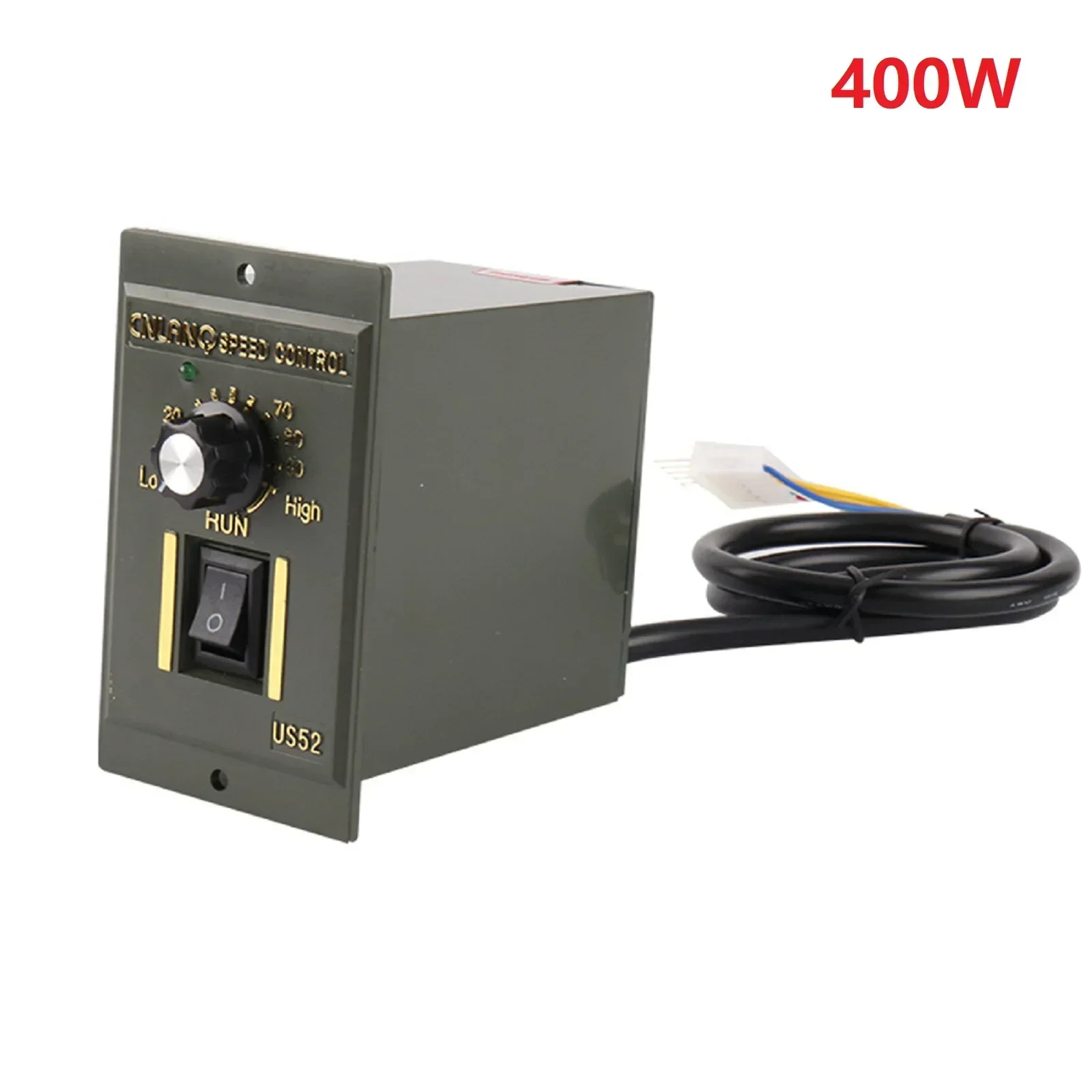 AC220V Motor Speed Regulator US-52 Motor Speed Controller Adjustable Switch 60W/120W/400W Tool Motor Speed Control Switch