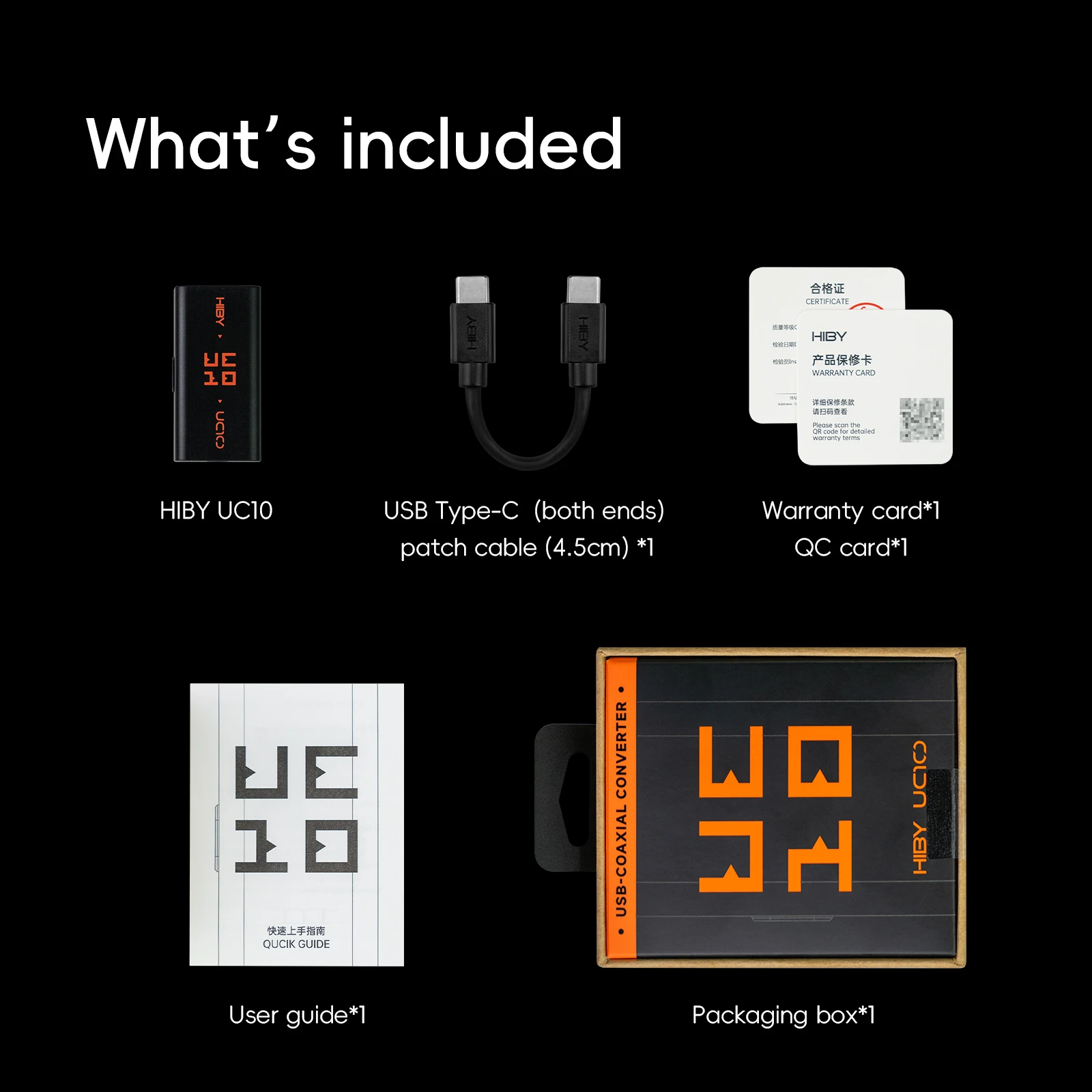 HiBy UC10 USB-C to Coaxial S/PDIF Digital Converter HiFi To Upgrade The Smartphone Audio Source