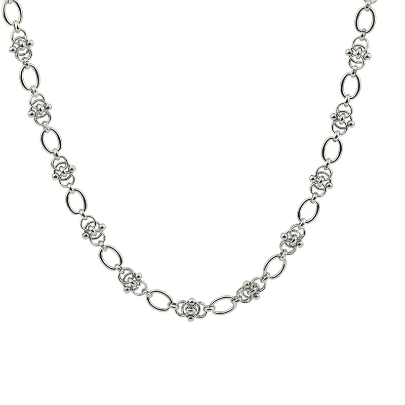 New Hip Hop 316L stainless steel DIY Chain Necklace Bracelet for Men Women High Quality Strong Solid Keel Jewelry