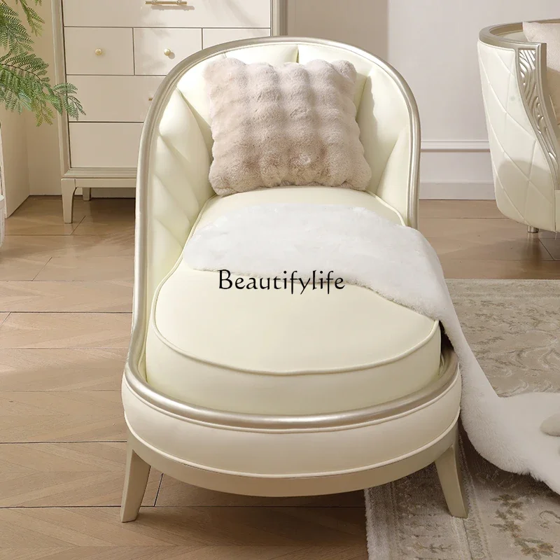 

09ZFrench chaise longue lazy sofa balcony living room bedroom lounge chair sleeping