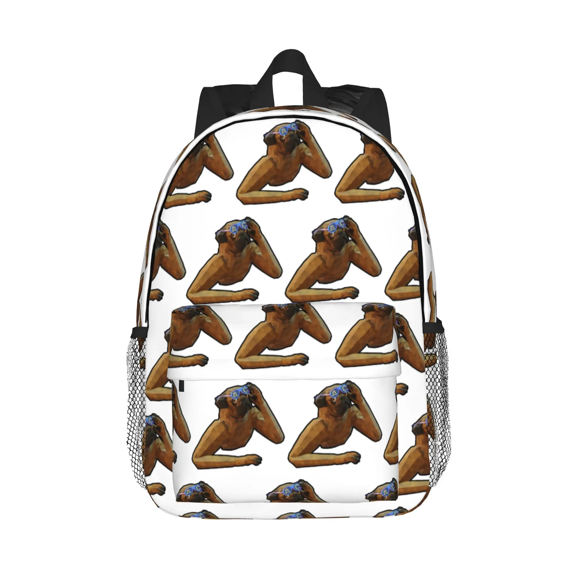Animal Company VR Game Pug Backpack Hot Sale Daypack Large Capacity Boys Girls BookBag Shoulder Bags for Men Women School Bag