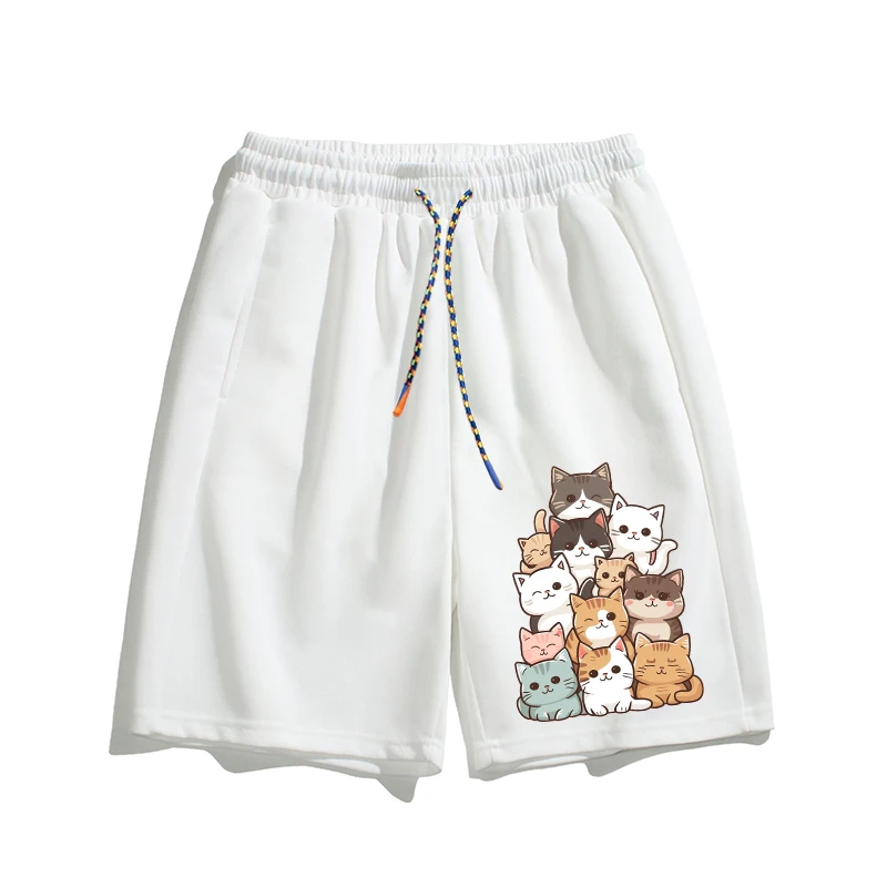 

Мужские спортивные штаны Cool Feeling, лето 2029, свободные универсальные спортивные штаны пяти четвертей, подростковые спортивные повседневные брюки для фитнеса