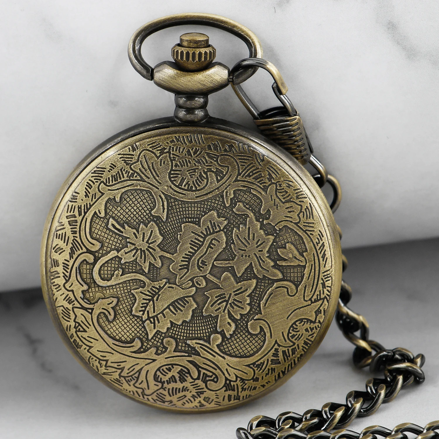 Exquisite Retro Digital Quartz Pocket Watch Gift for Men and Women Practical Popular Pockets Chain Watches Reloj De Bolsillo