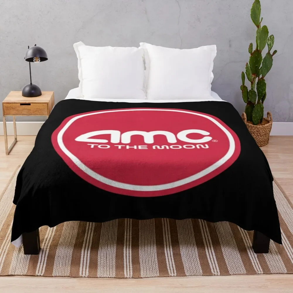 

Amc Stock TO THE MON Throw Blanket Luxury Brand cosplay anime Quilt Blankets