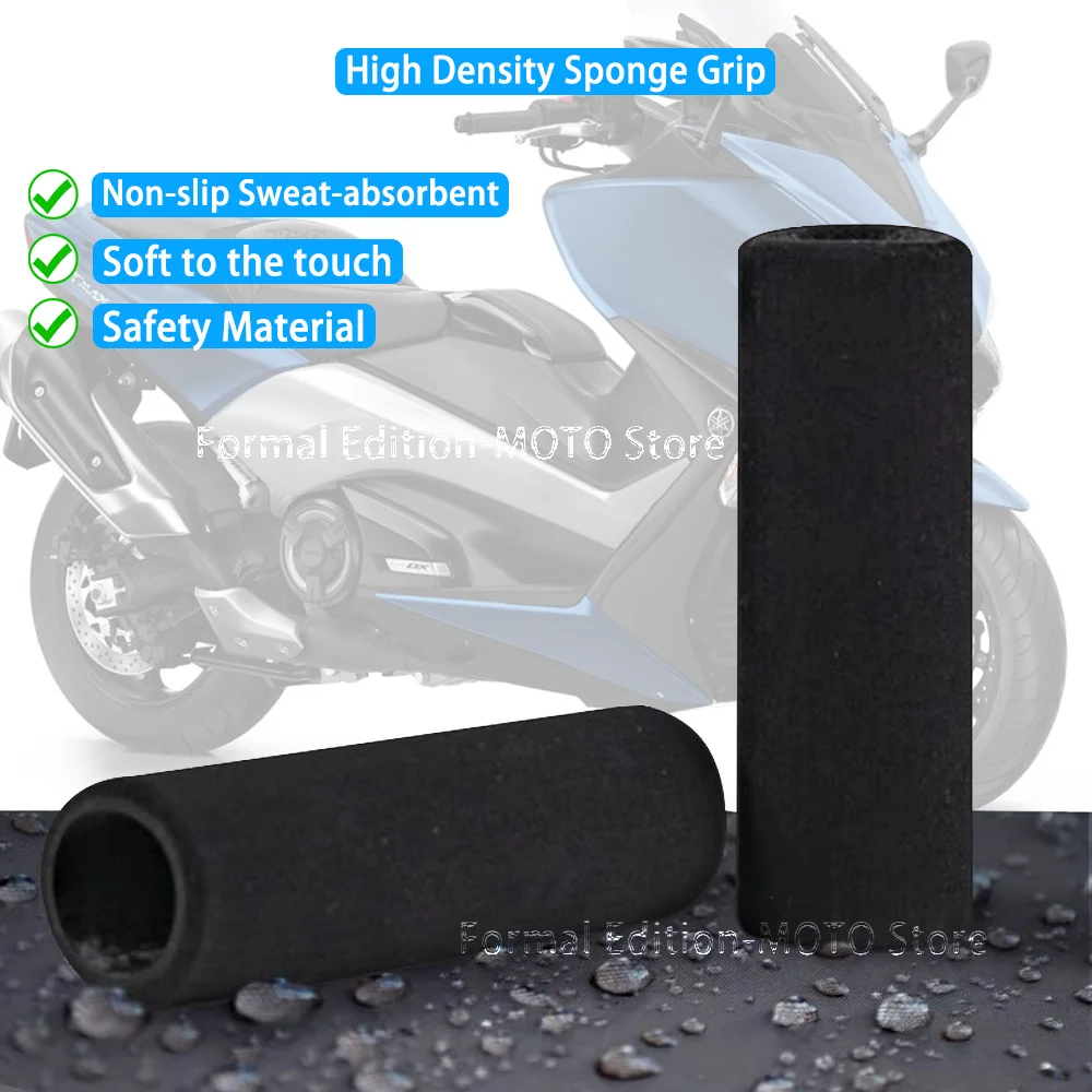 For YAMAHA TMAX 560 TMAX 500 530 Motorcycle Grip Cover Shockproof Non-Slip Motorcycle Sponge Grip Handlebar Grip Sponge Cover