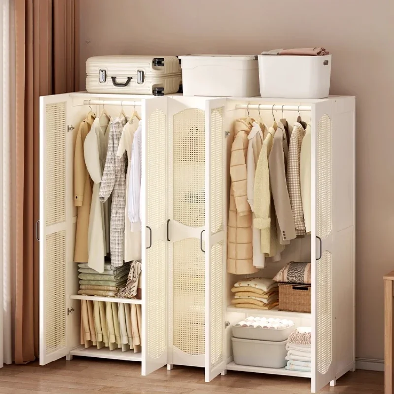 

Storage Open Cheap Wardrobe Home Minimalist Small Space Saving Design Wardrobe Nordic Wooden Guarda Roupa Lounge Suite Furniture
