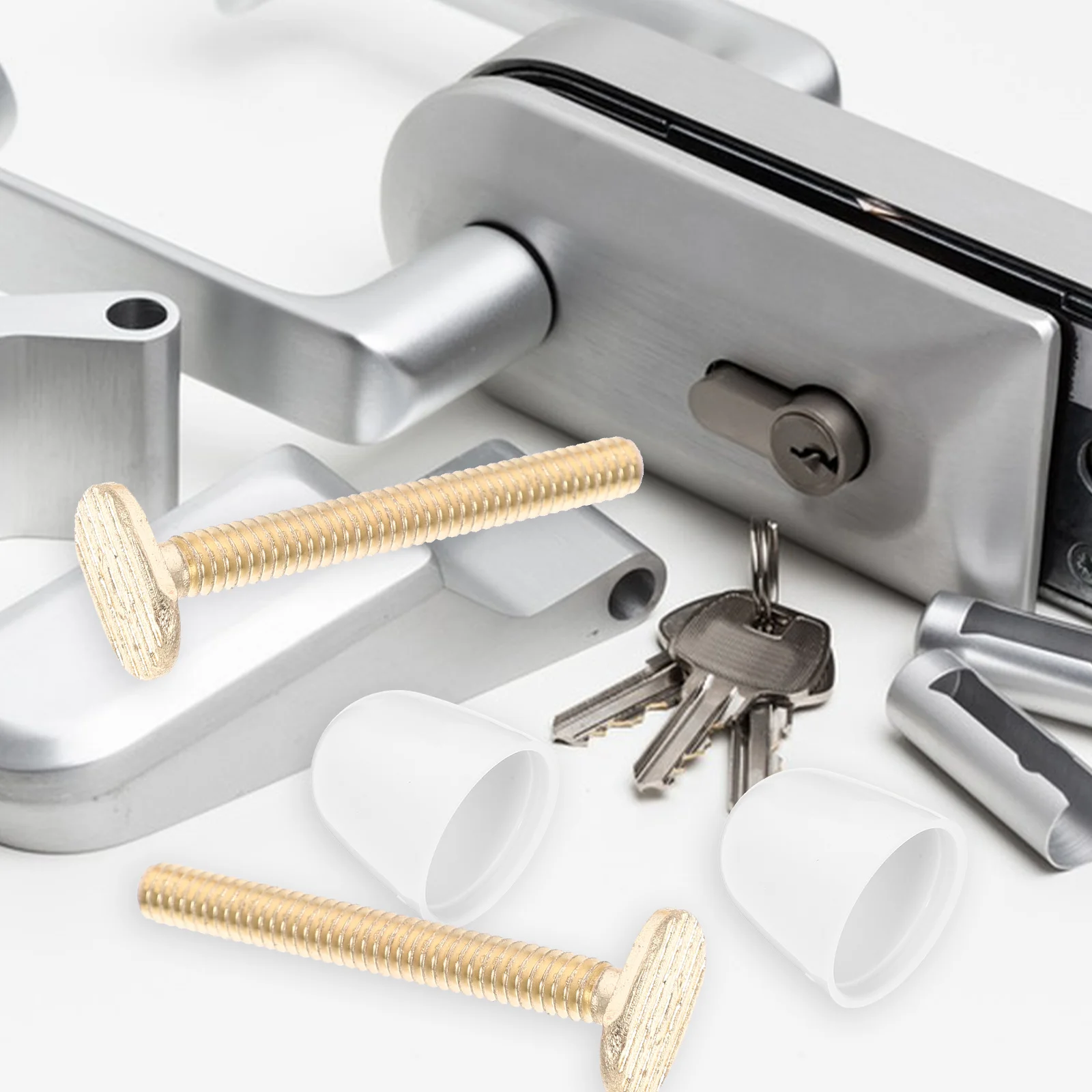 

1 Set Bolt Caps Replacement Kit Durable Screws Covers For Bottom Of Toilet Compatible With Most Toilets Toilet Seat Hardware