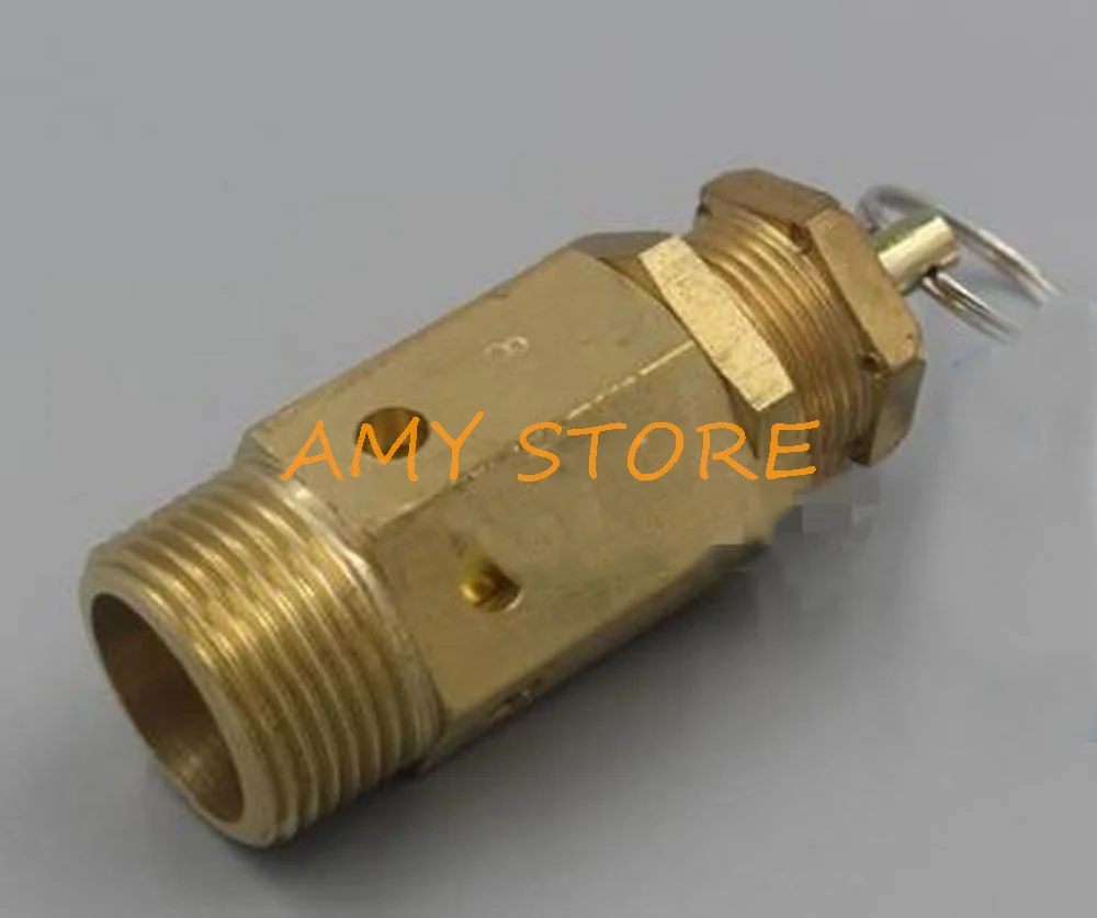 1Pc 1/4" 3/8" DN15 1/2" DN20 3/4"BSPT Male Air Compressor Safety Pressure Relief Valve A21W/22W/28X-16T 3/5/7/8/10/11/12.5/15KG