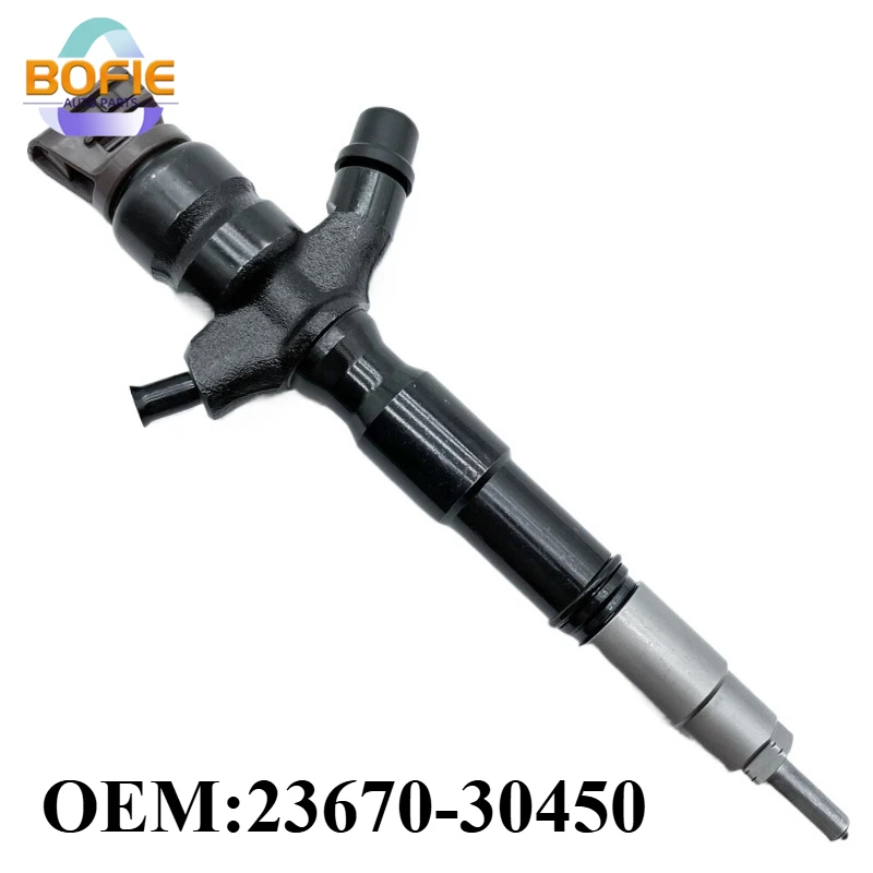 

Diesel Fuel Common Rail Injector OEM 23670-30450 23670-39455 295900-0280 295900-0210 For Toyota Hilux Fortuner 2KD FTV EURO 5