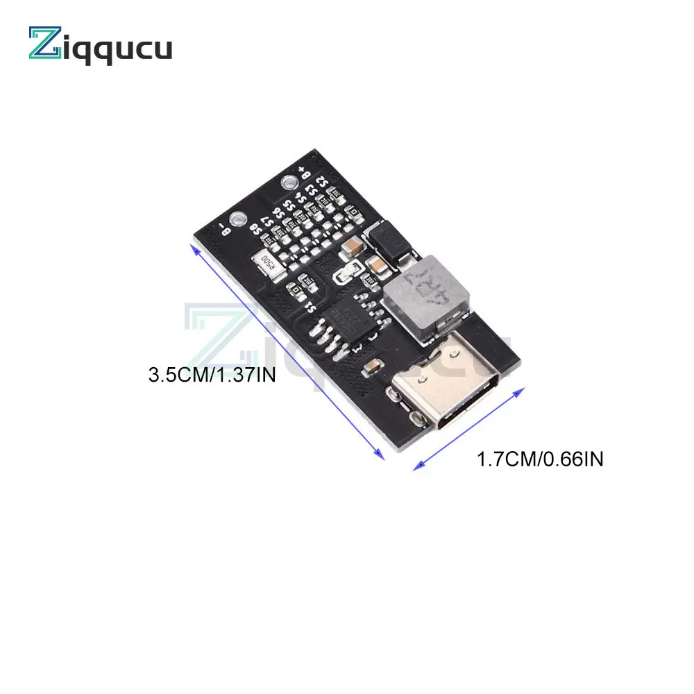 Type-C USB 5V DC CJC5288 Fixed Voltage Power Trigger Module DC 5V 500mA CN3085 Terminal Interface Battery Charging Board Module