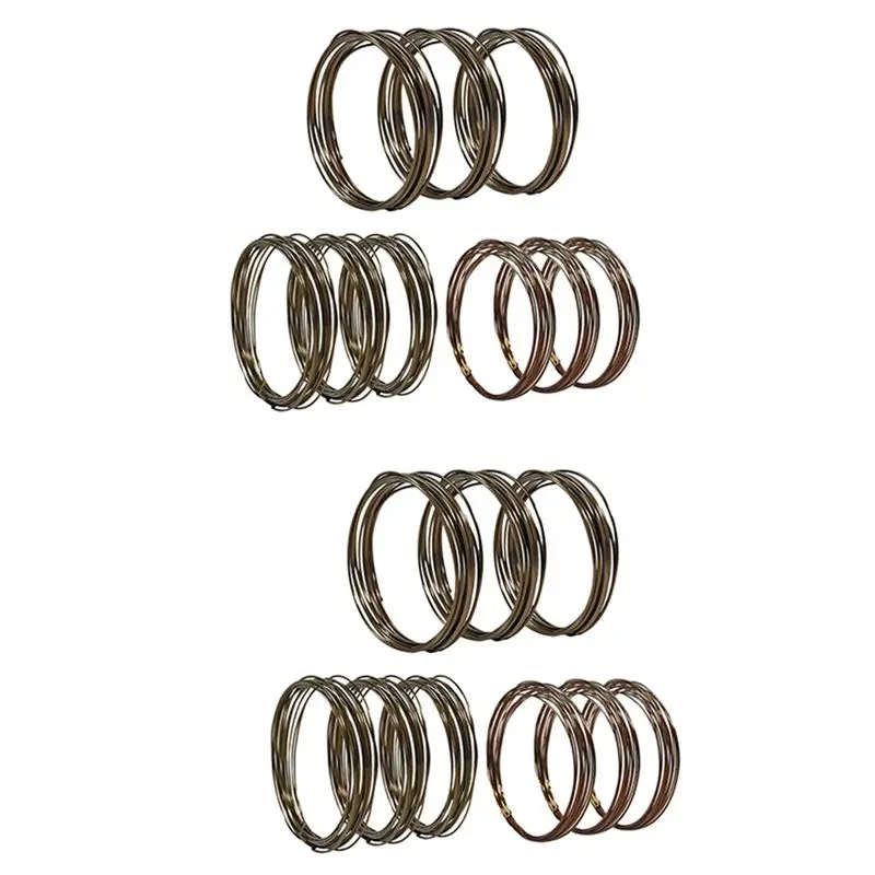 Retail Bonsai Wire Kit- 18 Roll Anodized Aluminum Tree Training Wires In 3 Size For Shaping Styling Indoor Bonsai Trees - Brown