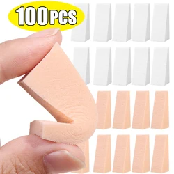 100Pcs Triangle Makeup Sponge Dry and Wet Use Cosmetic Puff for Blending Foundation Concealer Cream Powder Korean Make Up Puff